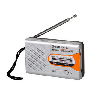 Emergency FM/Weatherband Dynamo Radio with LED Light - Stansport