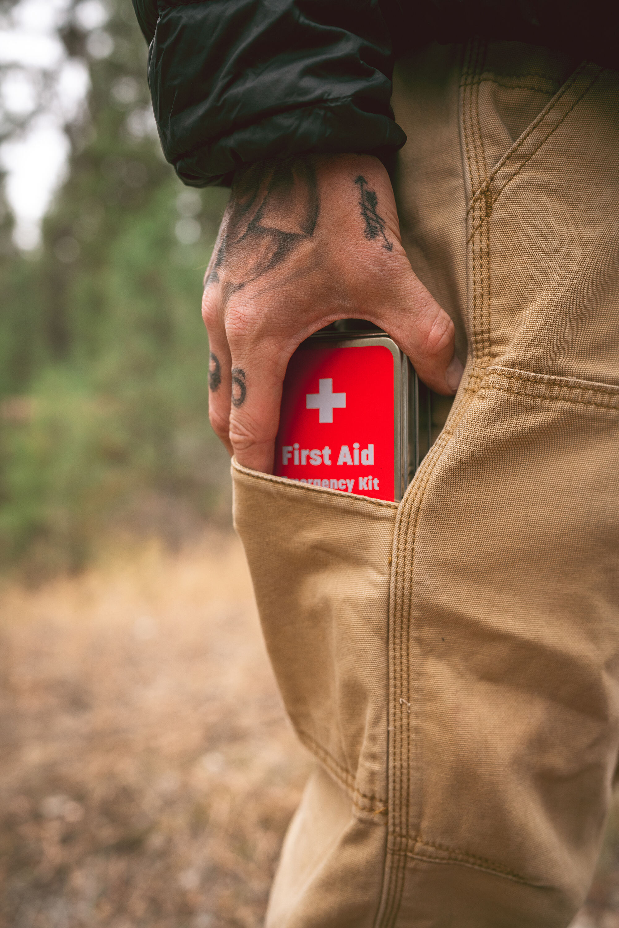 Vintage Tin Emergency First Aid Kit