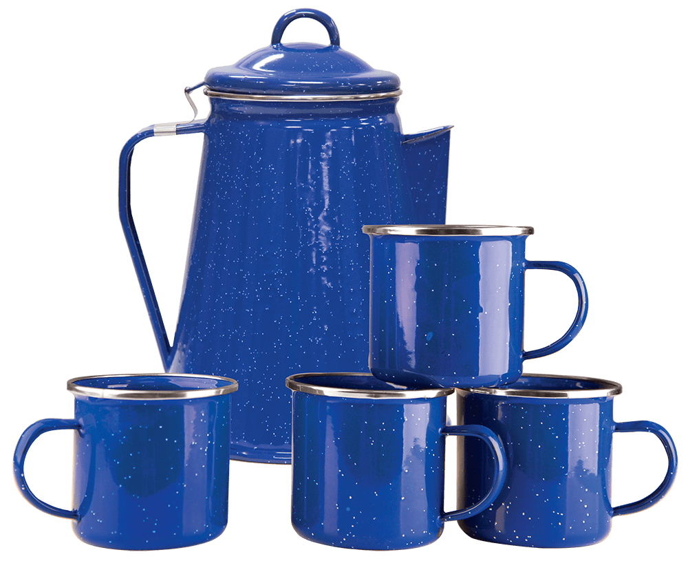 Stansport Aluminum Percolator Coffee Pot, 20 Cup