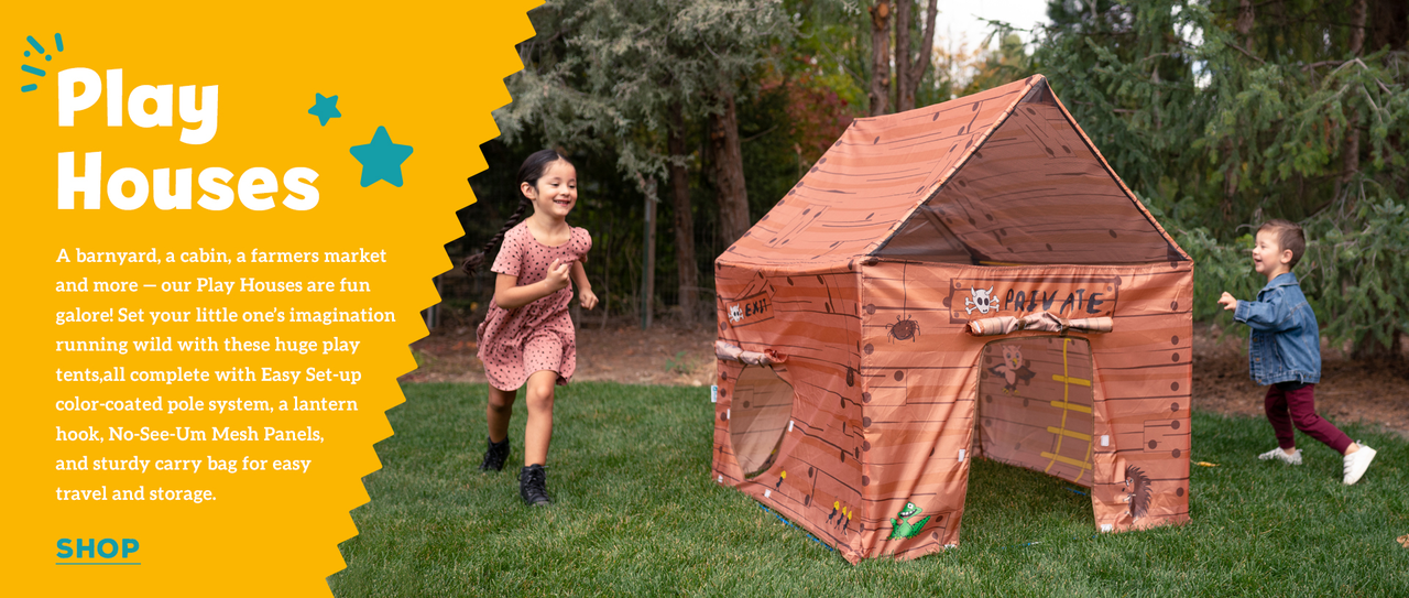 Pacific Play Tents 61804 Kids Hunt'n Cabin Tent Playhouse for sale online 