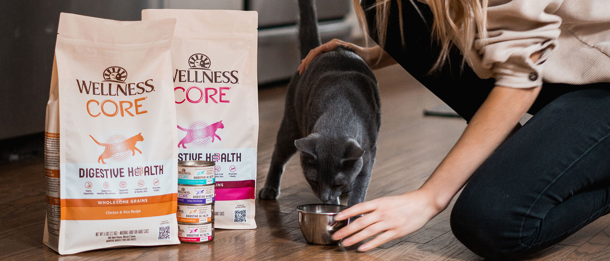 wellness core digestive health cat food
