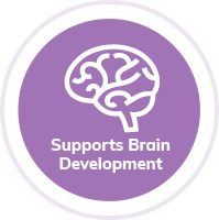 Supports Brain Development badge