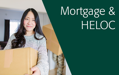 Click here for more information about mortgages and home equity loans.