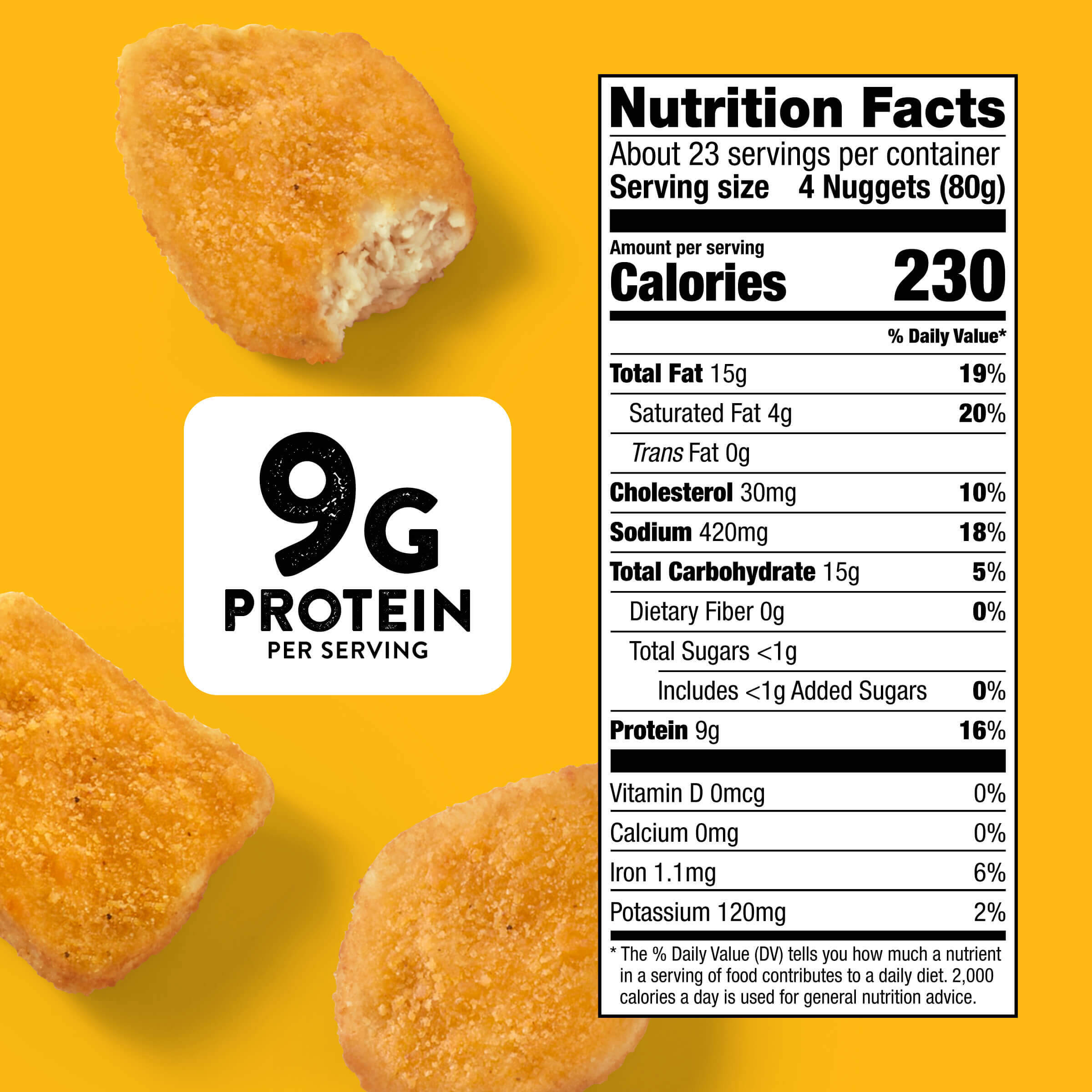 希少Nuggets:OriginalArtyfactsFromTheFirstP Chicken Nuggets Family Pack, Frozen - 64 oz - Products - Foster Farms