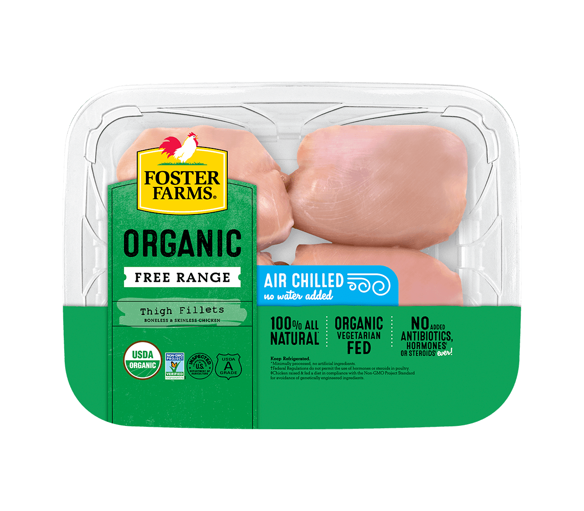 Organic Chicken Thighs - Products - Foster Farms