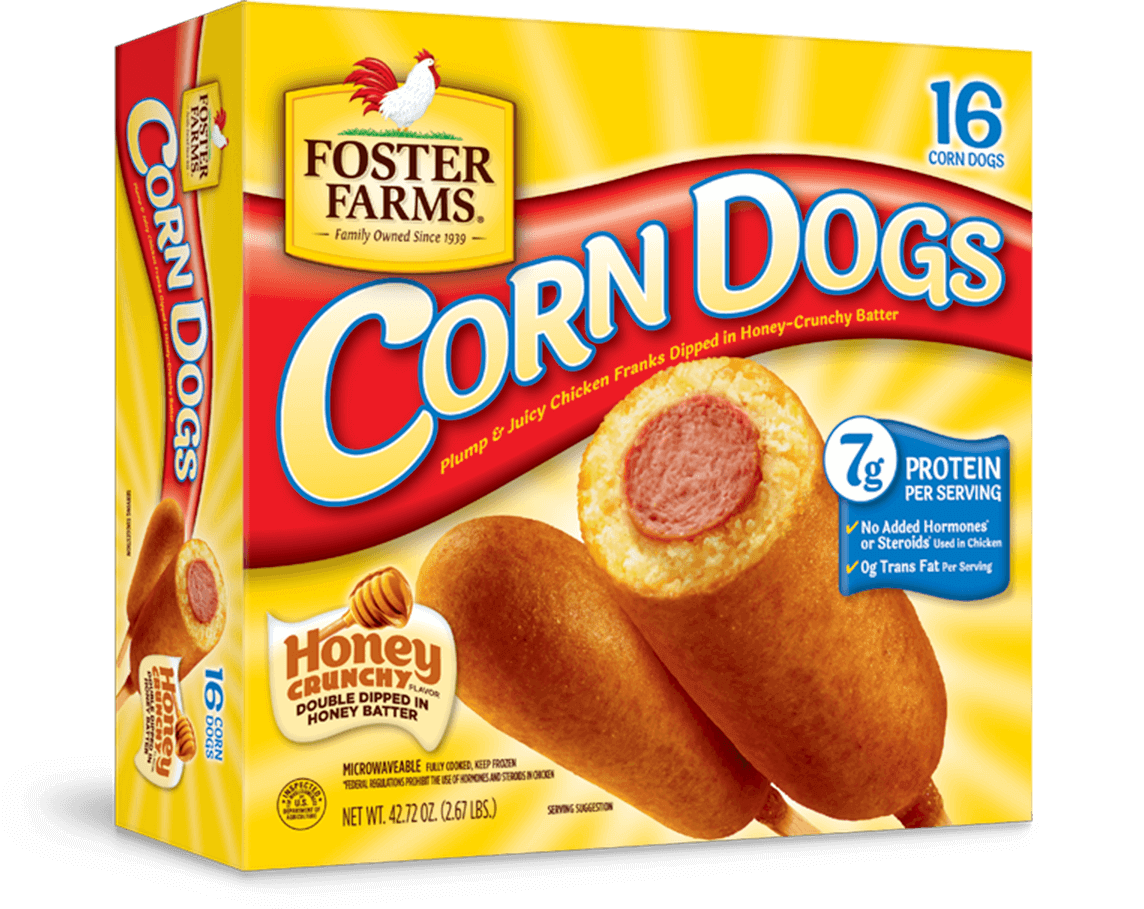 Corn Dogs Honey Crunchy 16 Ct Products Foster Farms
