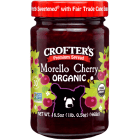 Crofter's Organic Premium Morello Cherry Fruit Spread - Front view