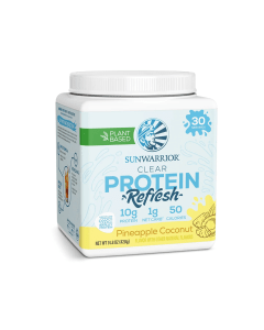 Sunwarrior Clear Protein Refresh Pineapple Coconut - Front view