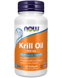 NOW Foods Krill Oil 500 mg - 60 Softgels