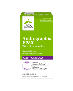 Terry Naturally Andrographis EP80 with Umckaloabo - Front view