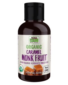 NOW Foods Monk Fruit Caramel Liquid, Organic - 1.8 fl. oz.