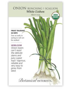 Botanical Interests Onion White Lisbon - Main
