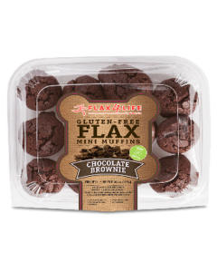 Flax4Life Chocolate Brownie Mini Muffins, 12 Count