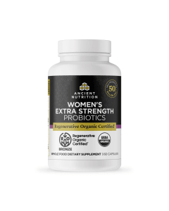 Ancient Nutrition Regenerative Organic Certified Women's Extra Strength Probiotics - Front view
