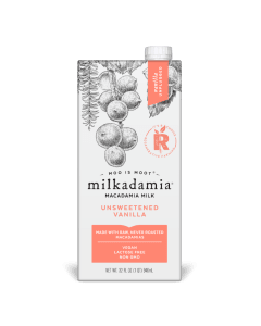 Milkadamia Milk, Unsweetened Vanilla, 32 fl. oz.