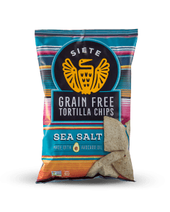 Siete Chips, Grain Free Tortilla Chips, Sea Salt Flavor, 5 oz.