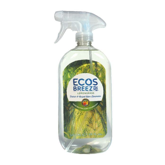 ECOSBreeze Fabric and Carpet Odor Eliminator, Lemongrass, 20 fl. oz.