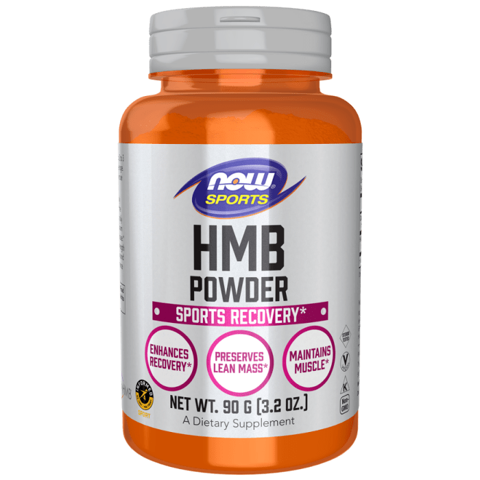 HMB Powder - 90 g, 3.2 oz. | NOW Foods | Fruitful Yield