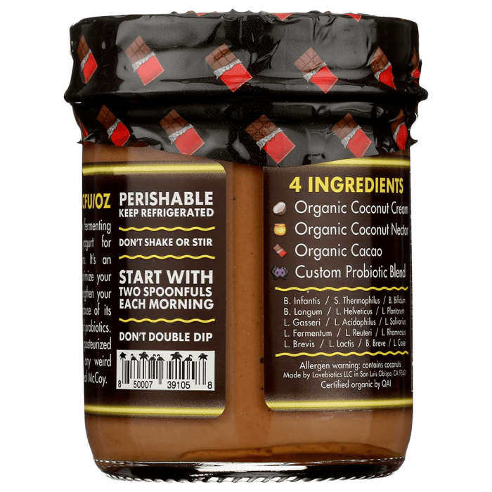 The Coconut Cult Probiotic Chocolate Mousse Yogurt, 8oz