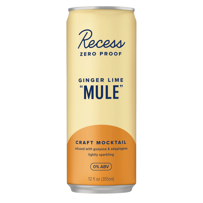 Recess Zero Proof Ginger Lime Mule Mocktail, 12oz. | Fruitful Yield