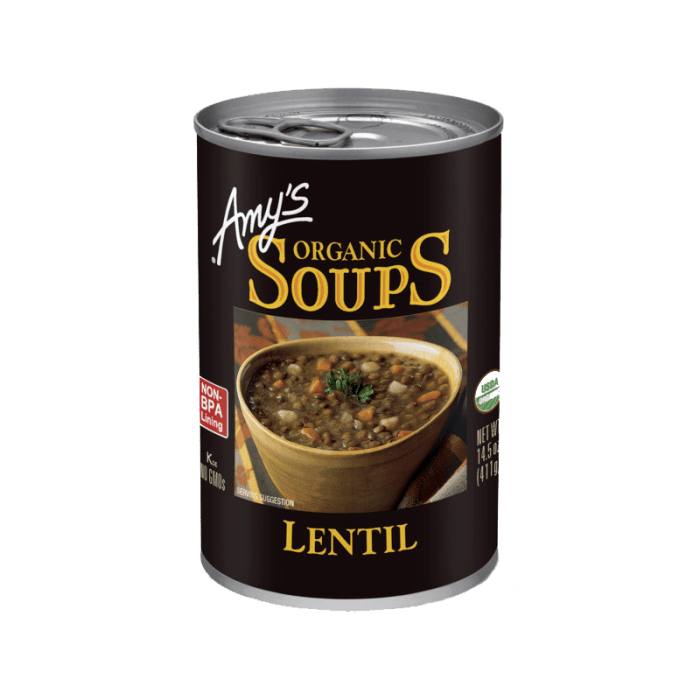 Amy's Organic Lentil Soup, 14.5 oz.