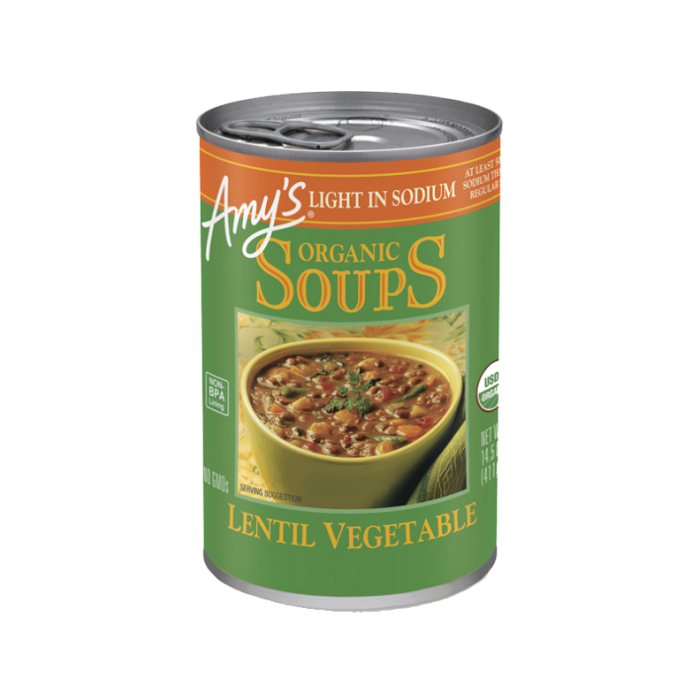 Amy's Organic Low Sodium Lentil Vegetable Soup, 14.5 oz