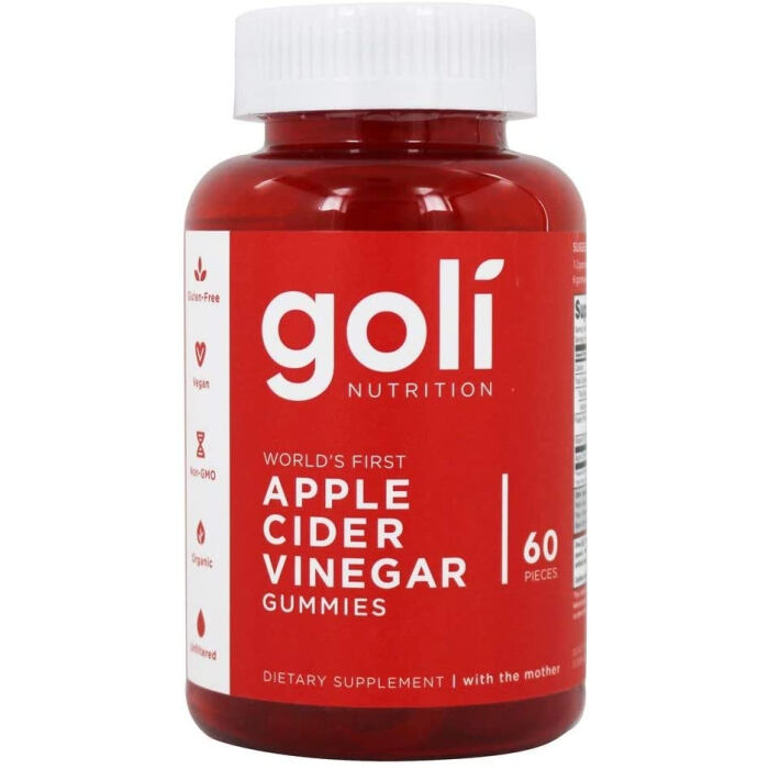 Goli Apple Cider Vinegar Gummies, 60 Count