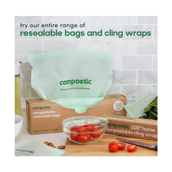 Compostic Cling Wrap Compostible, 250 feet