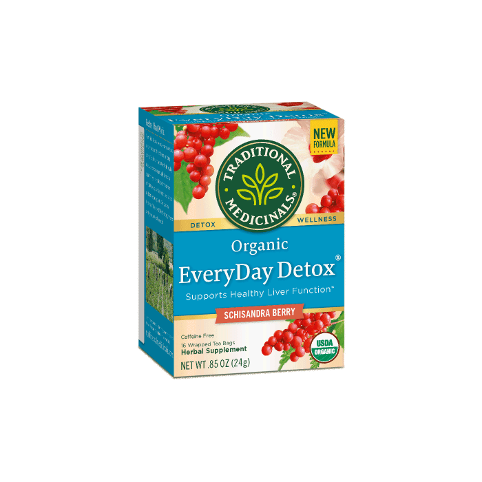 Traditional Medicinals EveryDay Detox Schisandra Berry Tea, 16 Tea