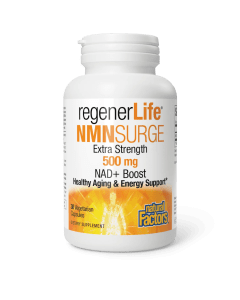 Natural Factors  regenerLife NMNSurge 500mg NAD+ Boost - Front view