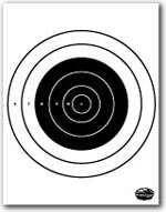 Bullseye Gun Target
