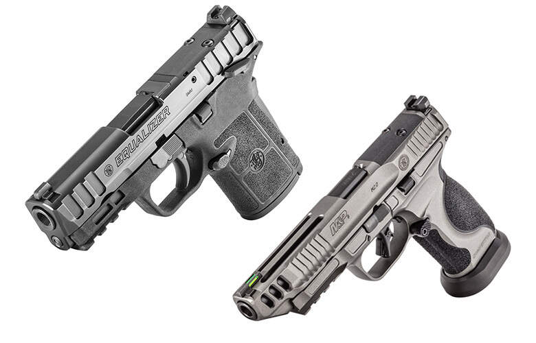 New Gun Releases for 2023: Handguns - Left: Smith & Wesson Equalizer, 
Right: Smith & Wesson Competitor 