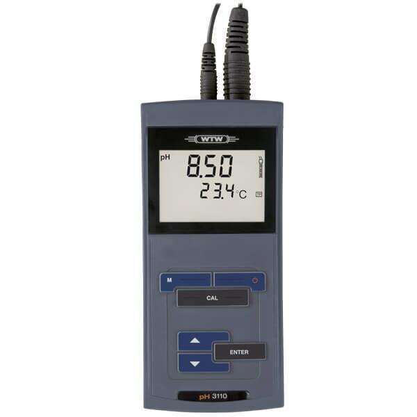 Perfect pH meter for those who store measured values and process