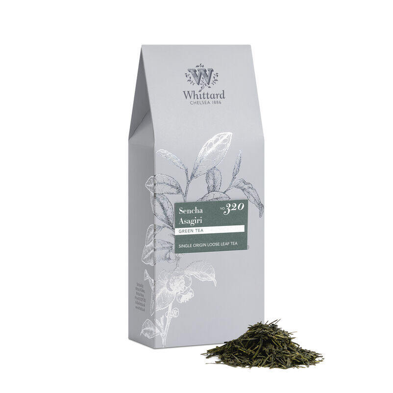 Sencha Asagiri Loose Tea with product