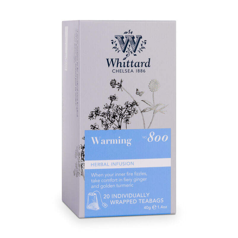 Warming Infusion Teabags box
