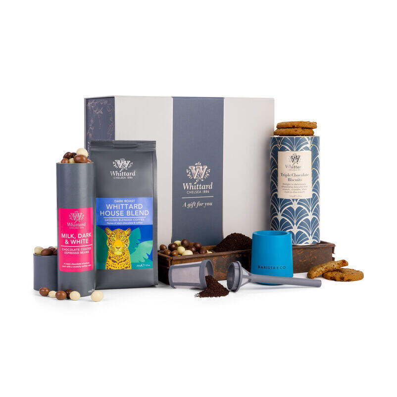 The Just Brew It Gift Box with Triple Chocolate Biscuits