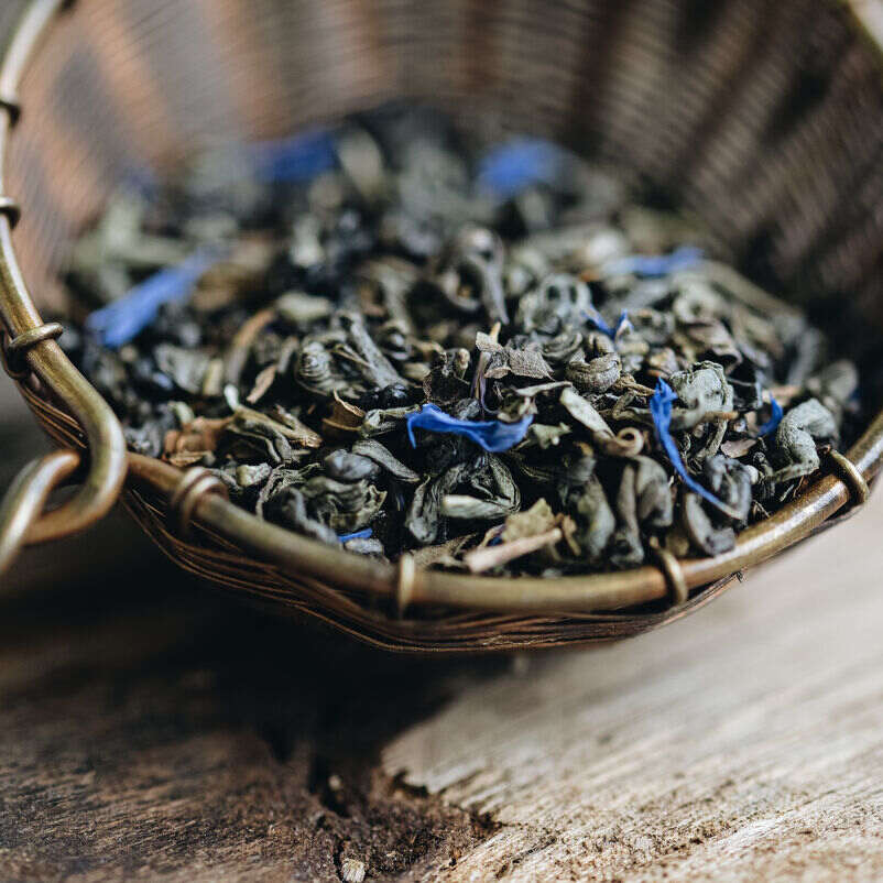 Marrakech Mint Loose Tea inside infuser