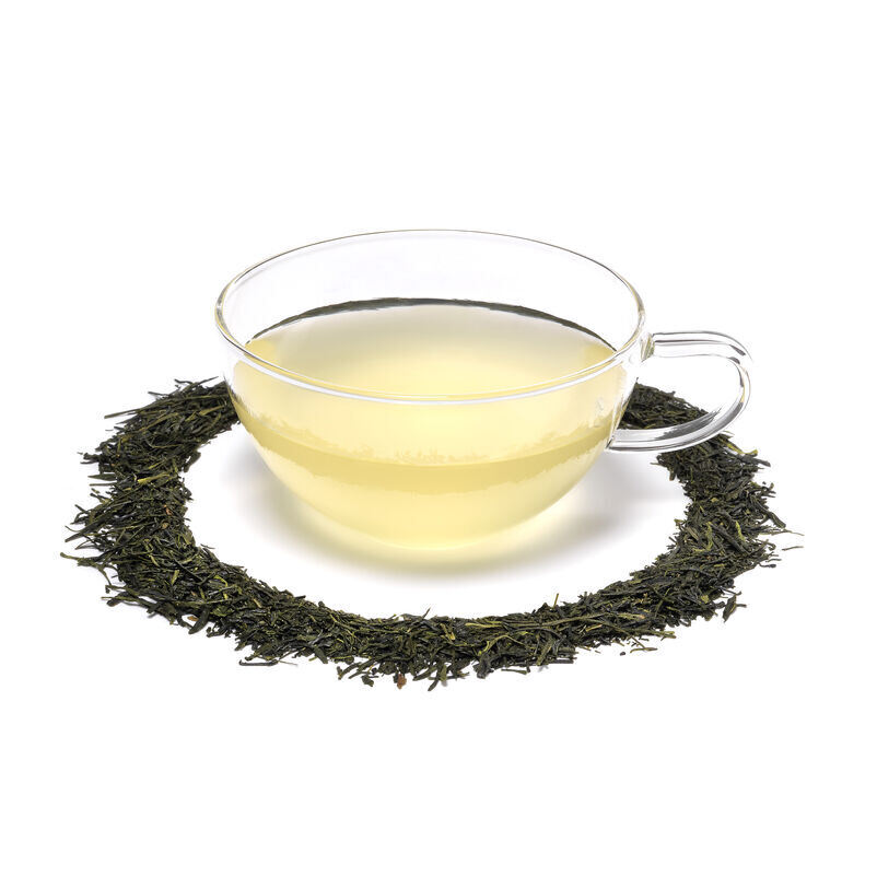 Loose Gyokuro Tea in Teacup