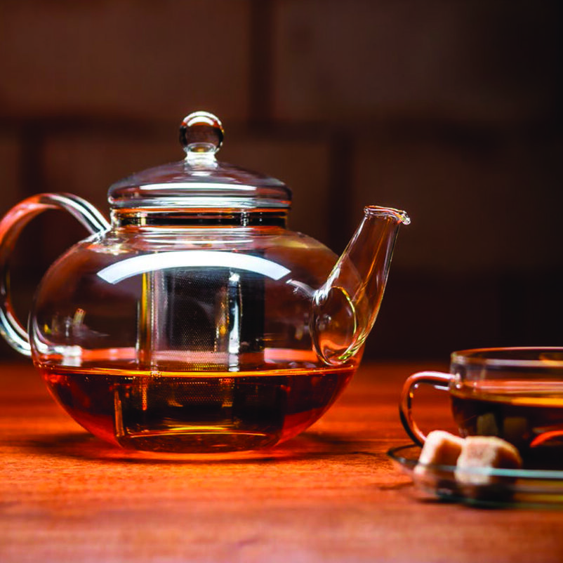 Trendglas Jena Miko Glass Teapot With Tea And Teacup 