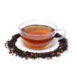 Cranberry & Raspberry Loose Tea and Teacup