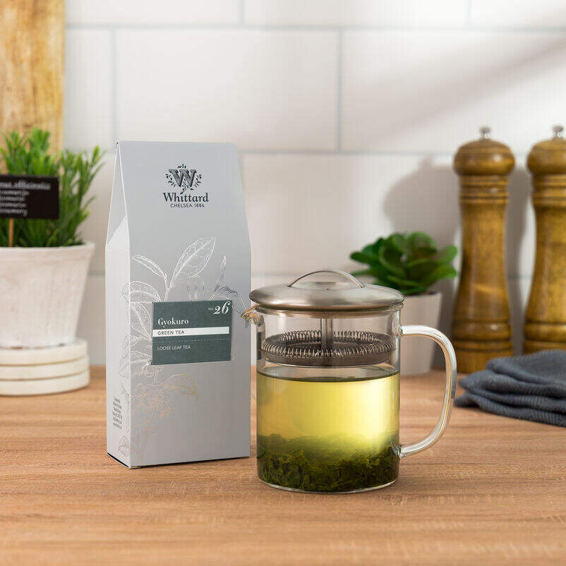 Gyokuro Loose Tea pouch with greenwich