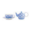 Florence Cornflower Blue Tea-for-One Teapot and Teacup