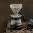 San Agustin Colombia Coffee being made in a V60