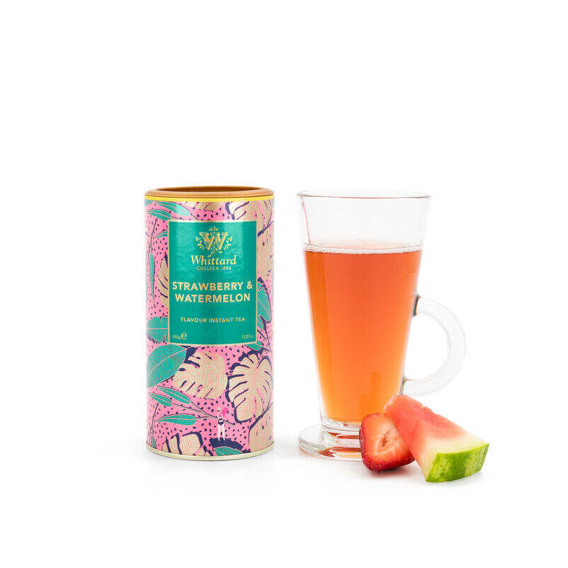 Strawberry and Watermelon Instant Tea Hot