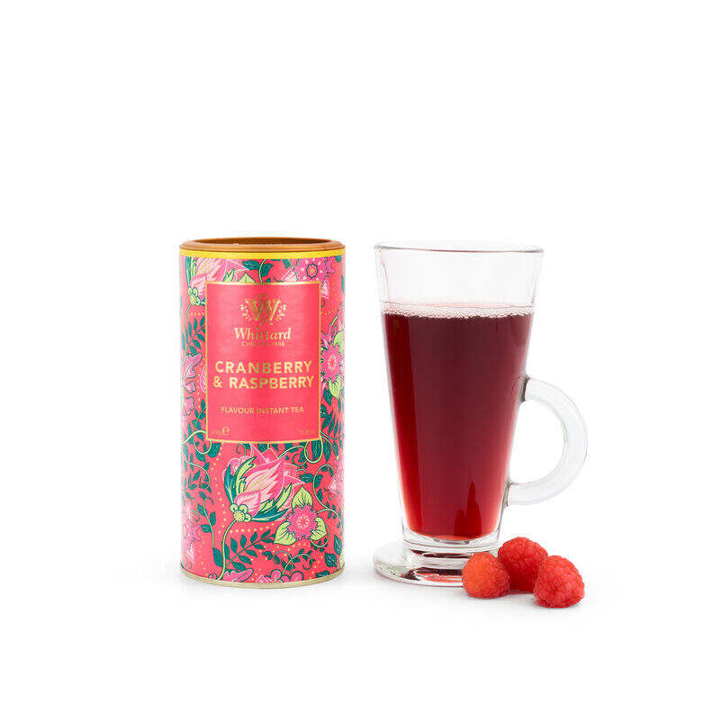 Cranberry and Raspberry Instant Tea Hot