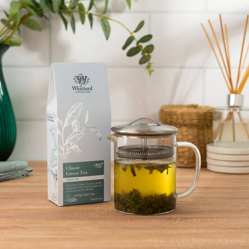 Classic Green Tea pouch with greenwich