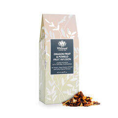 Dragon fruit, Apple and Pomelo Tropical Fruit infusion pouch with product