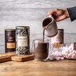 Limited Edition Cookies & Cream Hot Chocolate Pouring into Mug 1