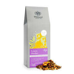 Lemon Sherbert Flavoured Fruit Infusion pouch with tea pile
