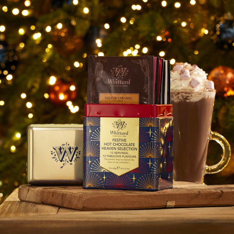 Festive Hot Chocolate Heaven Selection Tin Christmas